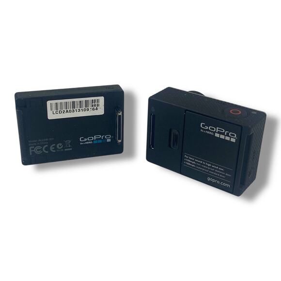 GoPro HERO3+ Black Action Camera Silver With LCD Attachment Tested W Battery - Picture 6 of 8